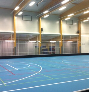 Uppknippbart bollskyddsnät image