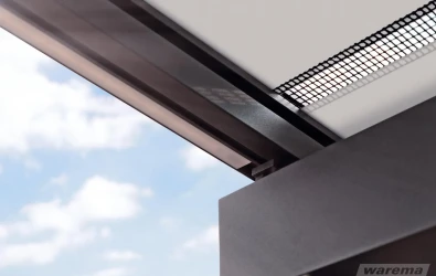 Pergolamarkiisi sadevedenpoisto