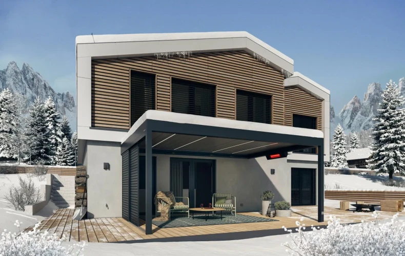 Alumiinipergola L50 2