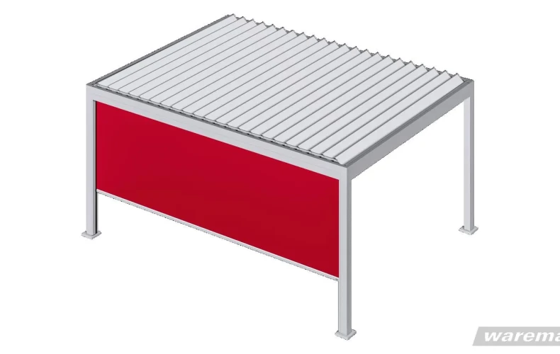 Alumiinipergola L50 4