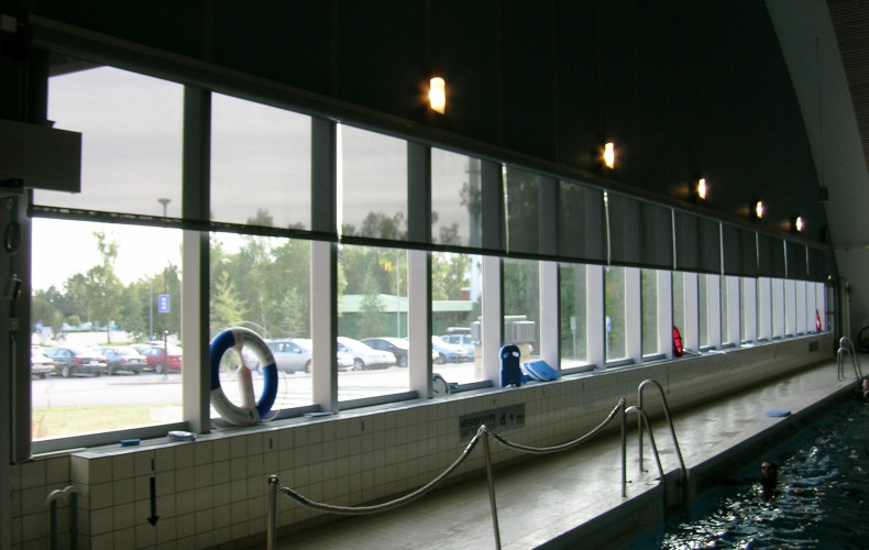 Vaasan uimahalli screenverho