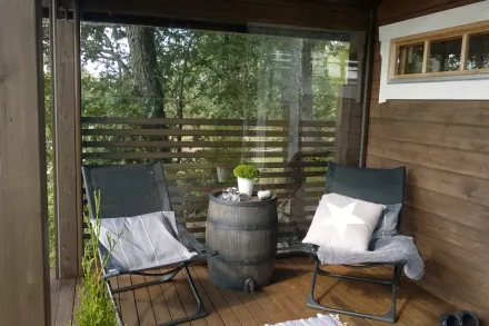 Zip-tuulisuoja parvekkeelle läpinäkyvä