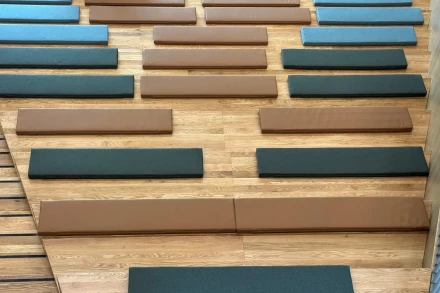 Istuintyyny auditorion katsomoon